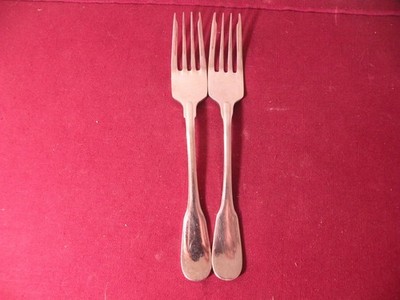 Set Of 2 Salad Forks Lyon Branford International 18/8 Stainless 7 1/4''