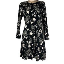 Old Navy Dress Women's XS Above Knee Long Sleeve Floral Sundress Lightweight