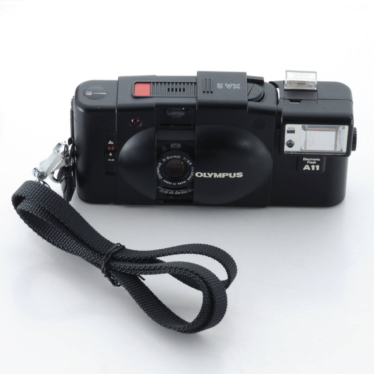 Olympus Xa 2 Electronic Flash A11 Black Compact Film Camera Olympus Xa 2 Electronic Flash A11 Black Compact Film Camera