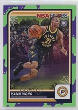 2023-24 Panini Haunted Hoops Slime Isaiah Wong #139 1hs9