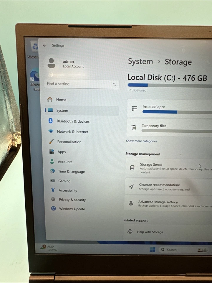 medion eraser Crawler E10 i5-10300 GTX 1650 8GB 512 gb Screen Burn - Image 4 of 4