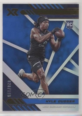 2020 Panini XR Rookie Blue 20/199 Kyle Dugger #157 Rookie RC n1u
