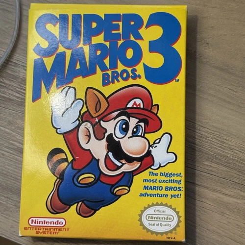 Nintendo NES Super Mario Bros 3 + Original Box, Manual, Case Read Desc
