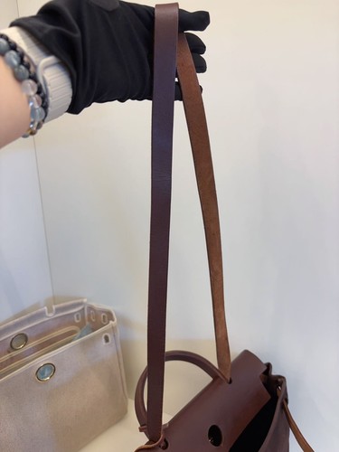 Hermes Herbag 31 Brown Leather Canvas Gold Hardware Pre-Owned - Picture 17 of 23