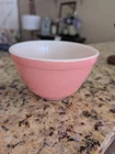 Vintage Pyrex Glass Small Nesting Mixing Bowl Pink 401 USA 1.5 Pint