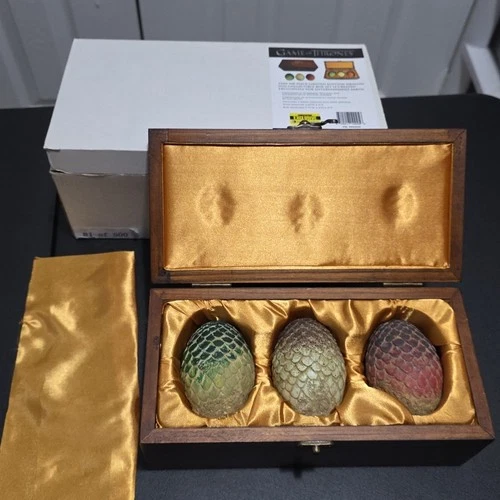 Game of Thrones Dragon Egg Collectible Box Set SDCC Limited Edition 081/500 COA