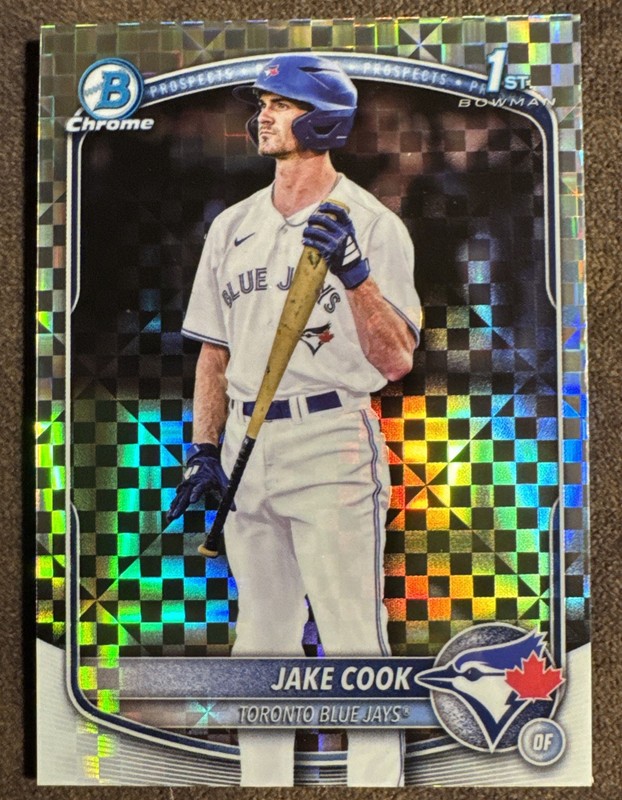 2025 Topps Bowman Draft Jake Cook Toronto Blue Jays #BDC-97 X-Fractor