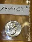 1943-D Washington 25C Silver Quarter / UNC