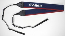 Canon EOS Vintage Blue / Red / White 1 1/2" Camera Neck Strap For SLR / DSLR