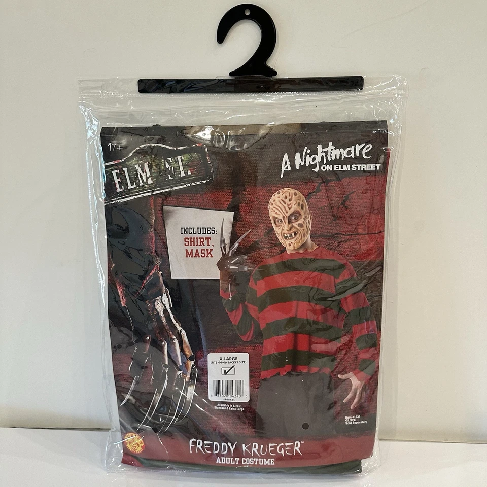 Nigthmare on Elm Street: Freddy Krueger Disfraz X-LARGE 44-46 CHAQUETA TALLA NUEVO Foto 2 de 4