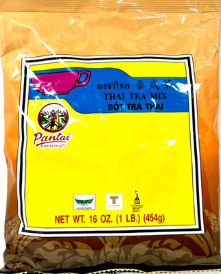 Pantai Thai Tea Leaves Mix Thai Iced Tea 16 oz ( Pack of 12 )~02/01/2027