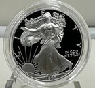 1997 P American Silver Eagle Gem Proof In Plastic Holder No Box