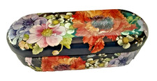 Brighton Floral Hard Shell Hinged Eye Glasses Case Let Your Dreams Fly