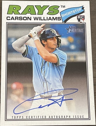 Carson Williams 2026 Topps #25 RC Tampa Bay Rays 2 | eBay