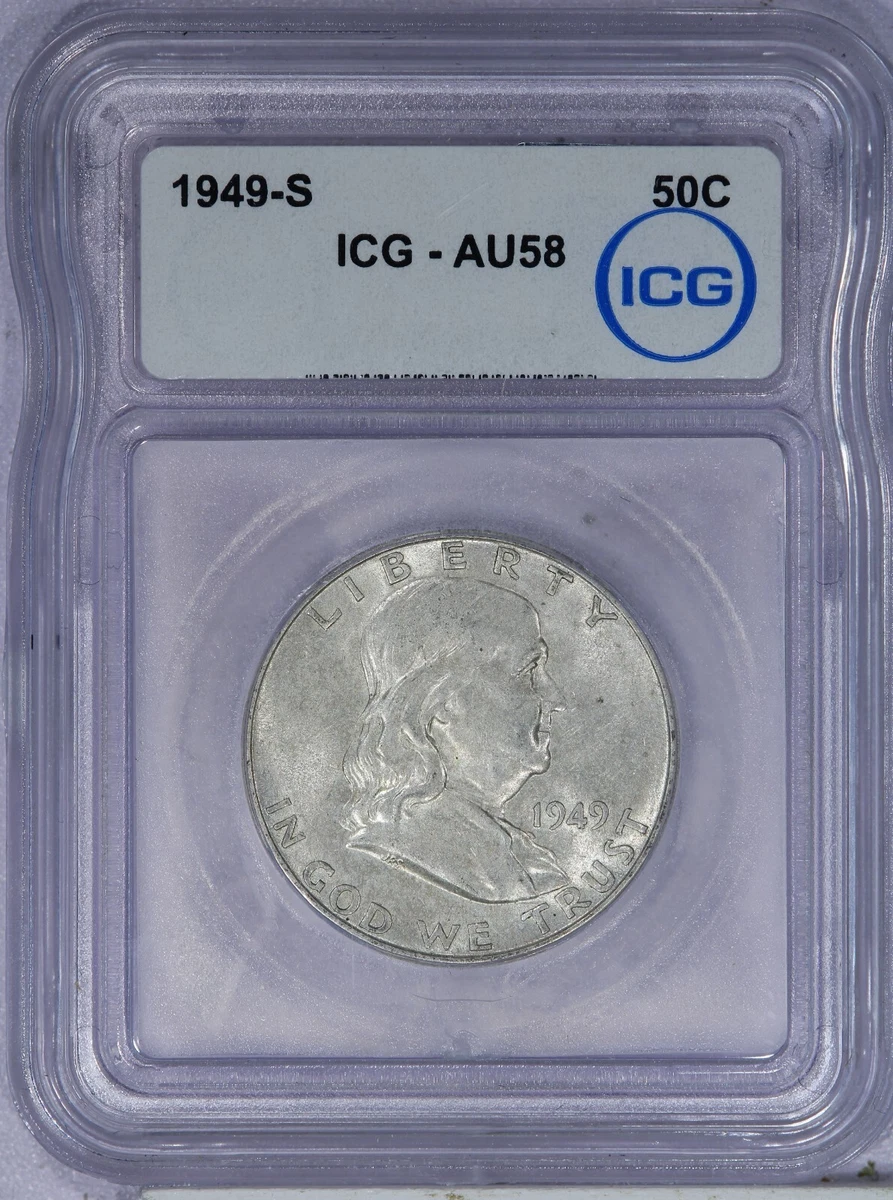 1829 ICG AU58 50C  ICG Grade AU 58 US Half Dollar Coins for sale | eBay