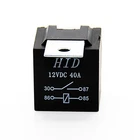 12V relay 40A 4 pole working current relay make contact working relay 30/85/86/87