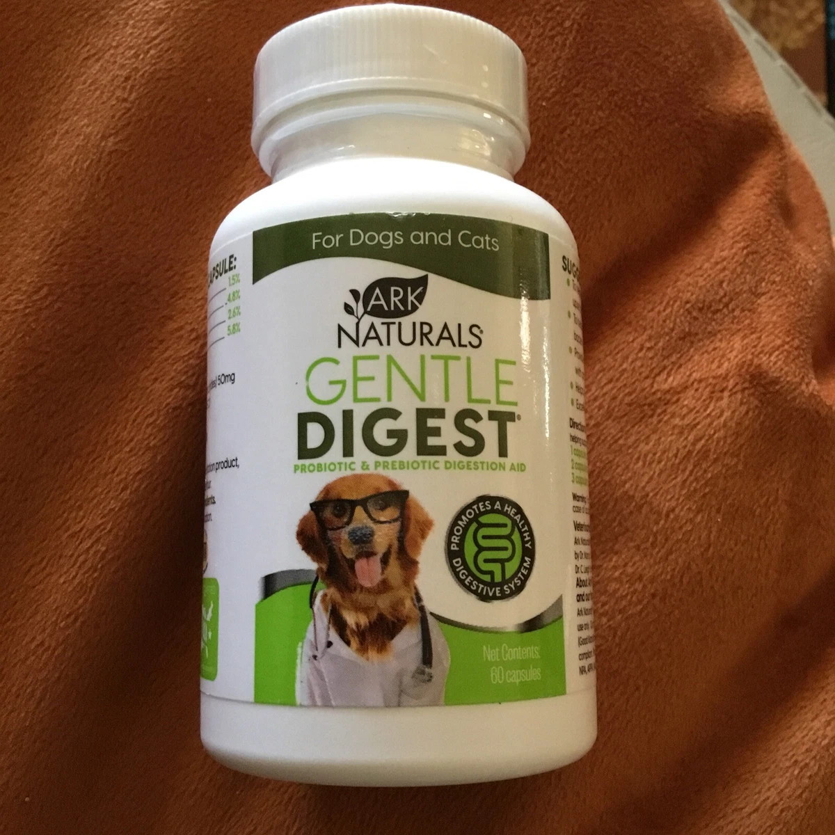 Ark Naturals Gentle Digest for Dogs Cats 60 Caps Diarrhea