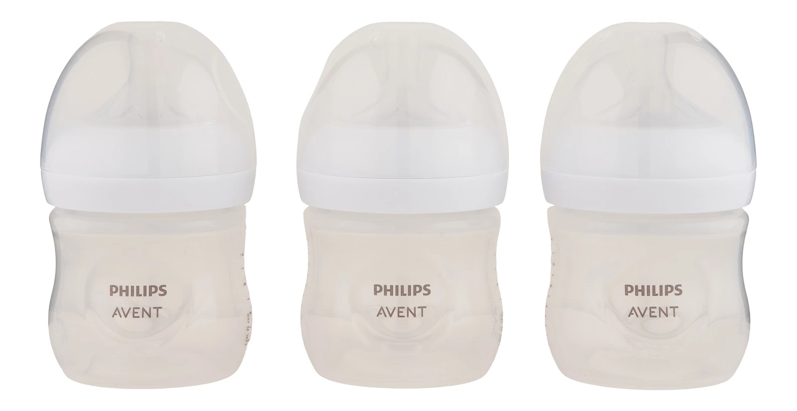 Philips Avent Natural Baby Bottle With Natural Response Nipple Clear 4 oz 3 Ct