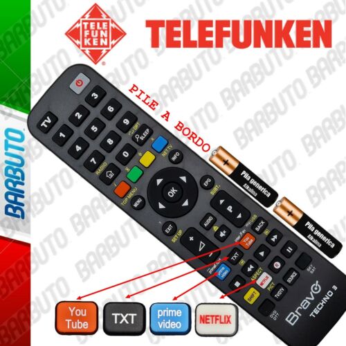 TELEFUNKEN SERIES REMOTE YOU SELECT YOUR MODEL YOU WILL RECEIVE IT READY - Picture 1 of 1