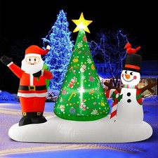 Aufblasbare Weihnachtsdeko 180cm Schneemann Weihnachtsbäume Weihnachtsmann C287