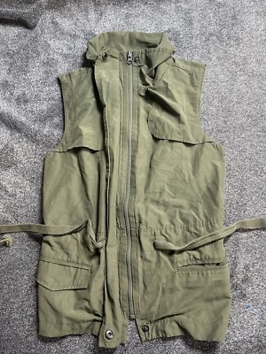 Vera Wang Princess Olive Green Women's Vest Small