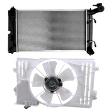 Cooling Fan & Radiator Kit For 2003-2008 Toyota Corolla Matrix 1.8L TO3115125