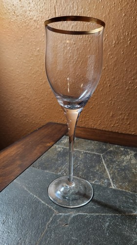 Noritake GOLDEN TRIBUTE Water Goblet Glass 9 1/4"