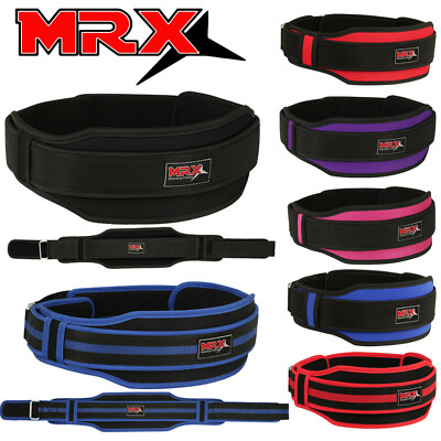 #ad Weight Lifting Belt Neoprene Gym Training Fitness Workout Double Support Brace $15.39