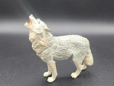 Timber Wolf Figure Howling Animal Figurine Safari Ltd 1990