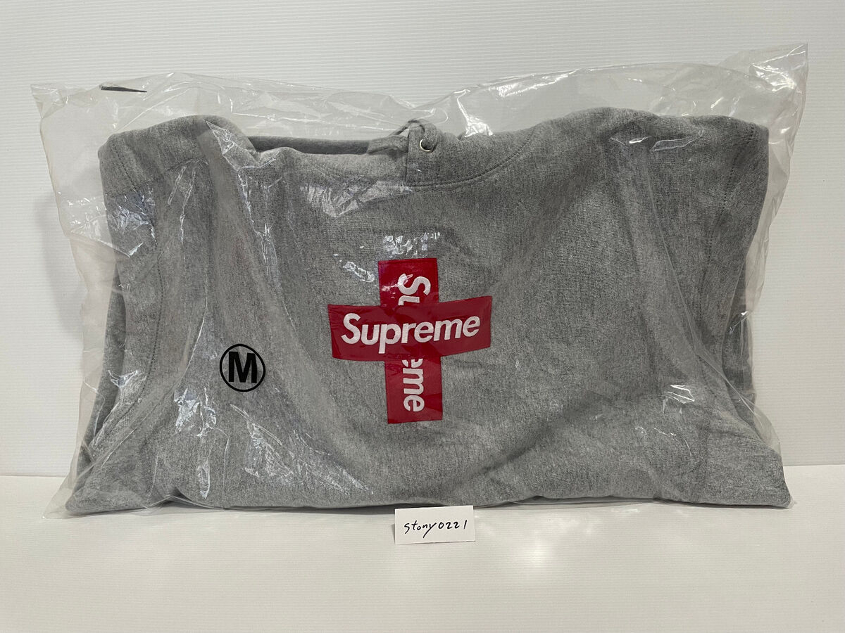 Supreme Cross Box Logo Hooded Sweatshirt grey medium | eBay Supreme Cross Box Logo Hooded Sweatshirt grey medium | eBay