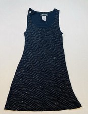 All That Jazz Black Sparkly Sequin Party Dress Size Med.