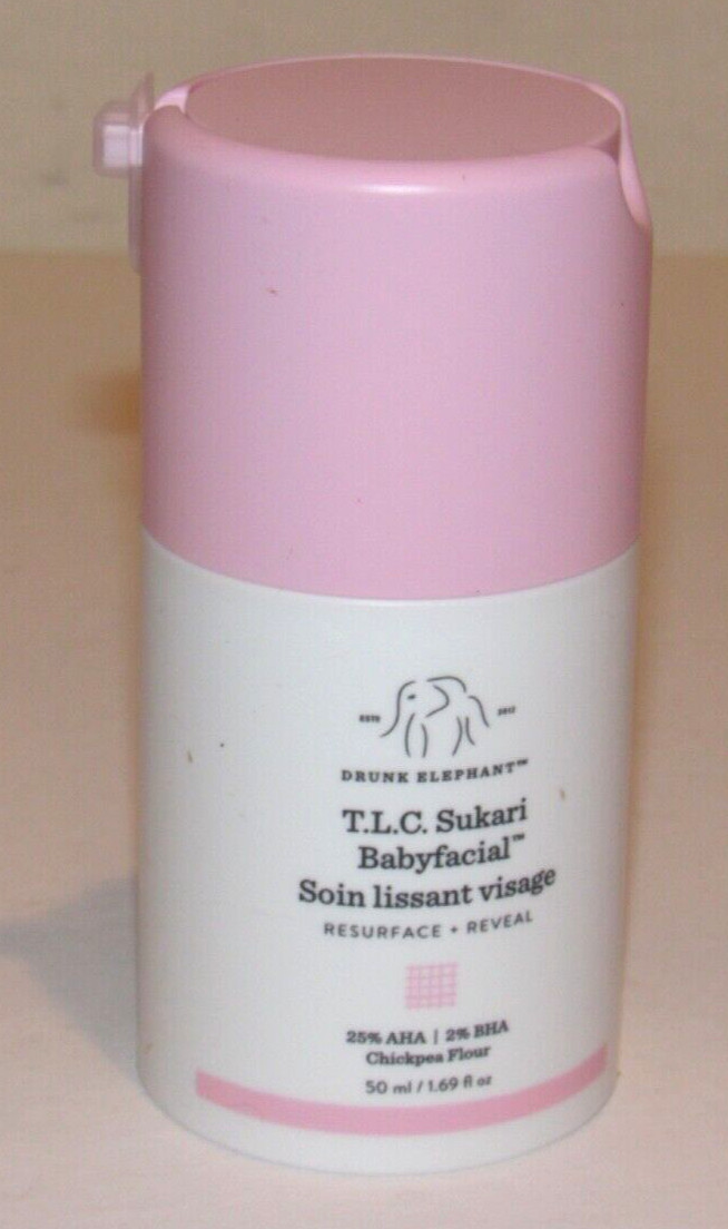 Drunk Elephant T.L.C. Sukari Babyfacial Mask 1.69 Oz 50 mL Full Size NWOB