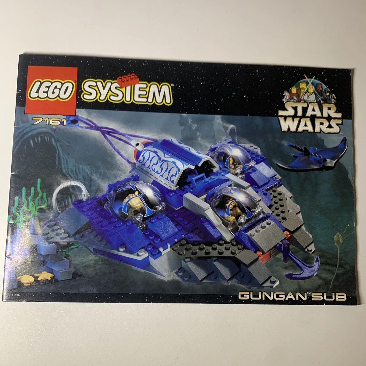 rygte Troende rod Lego Star Wars Phantom Menace Gungan Sub 7161 Year 1999 Instruction Manual  ONLY | eBay