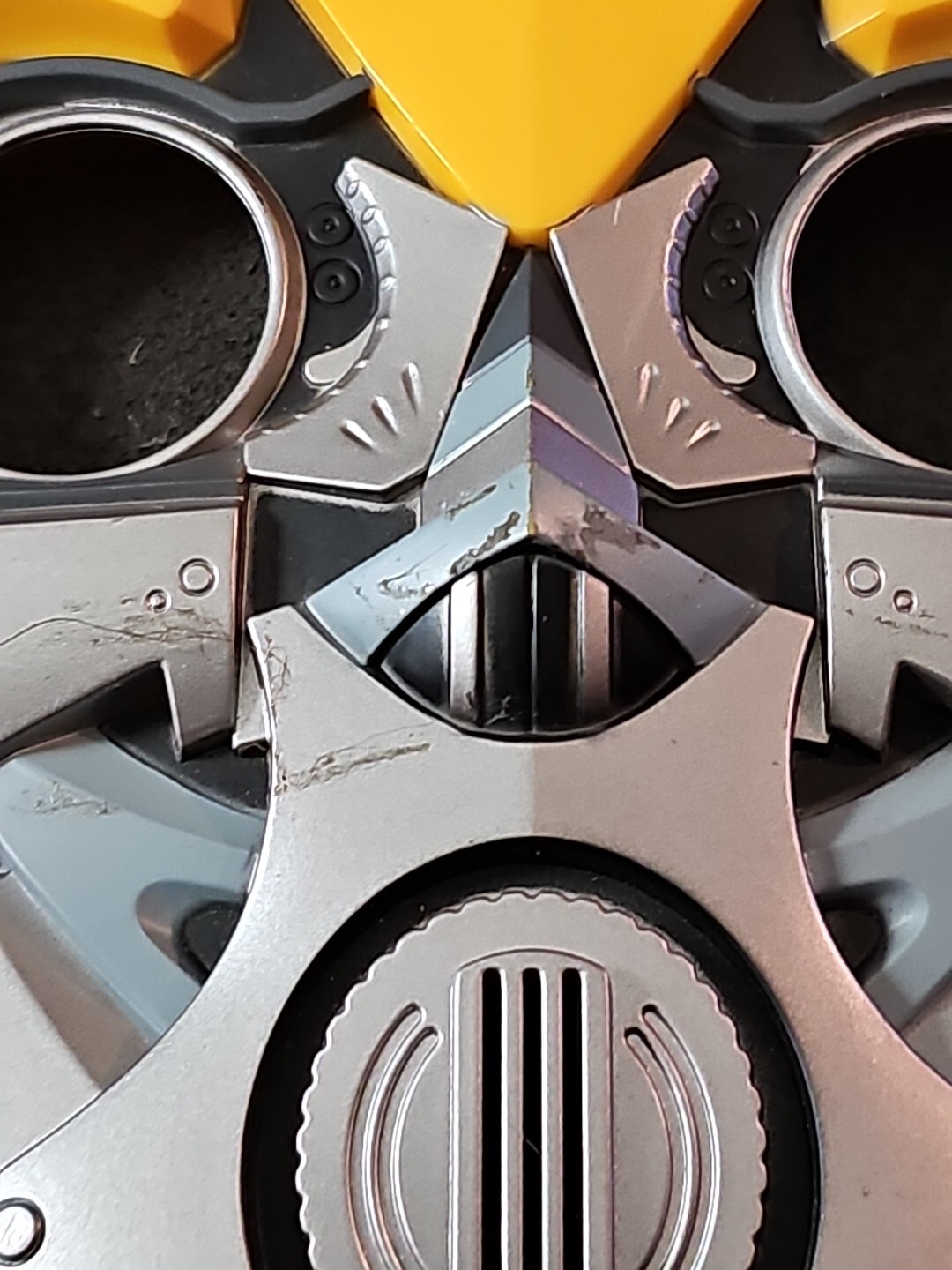 Transformers Bumblebee Plastic Face Mask Hasbro 2… - image 6