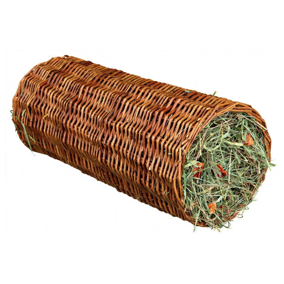 Trixie Natur-Snack Weidentunnel mit Heu, ø 20 x 38 cm, UVP 24,99 EUR, NEU - Bild 2 von 2