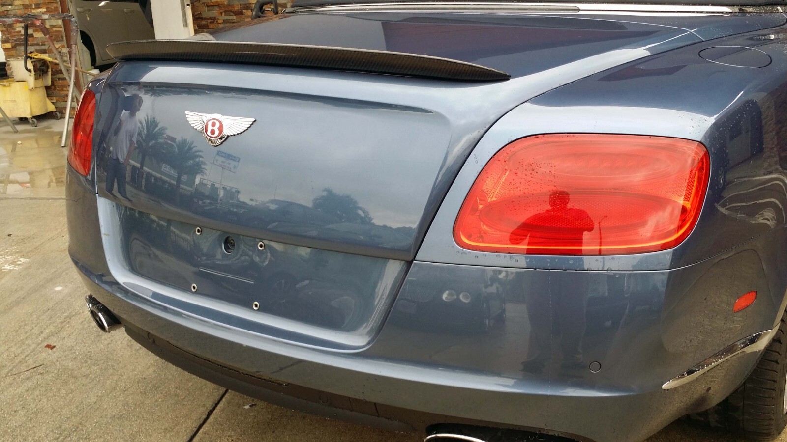 2012-18 Bentley Continental GT Coupe Tesoro taller Trunk Spoiler Made in USA