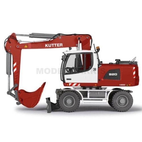 リープヘル A920 ホイール式油圧ショベル(1/50) conrad Conrad 2216/01 Kutter Liebherr A920 Wheeled Excavator 1/50