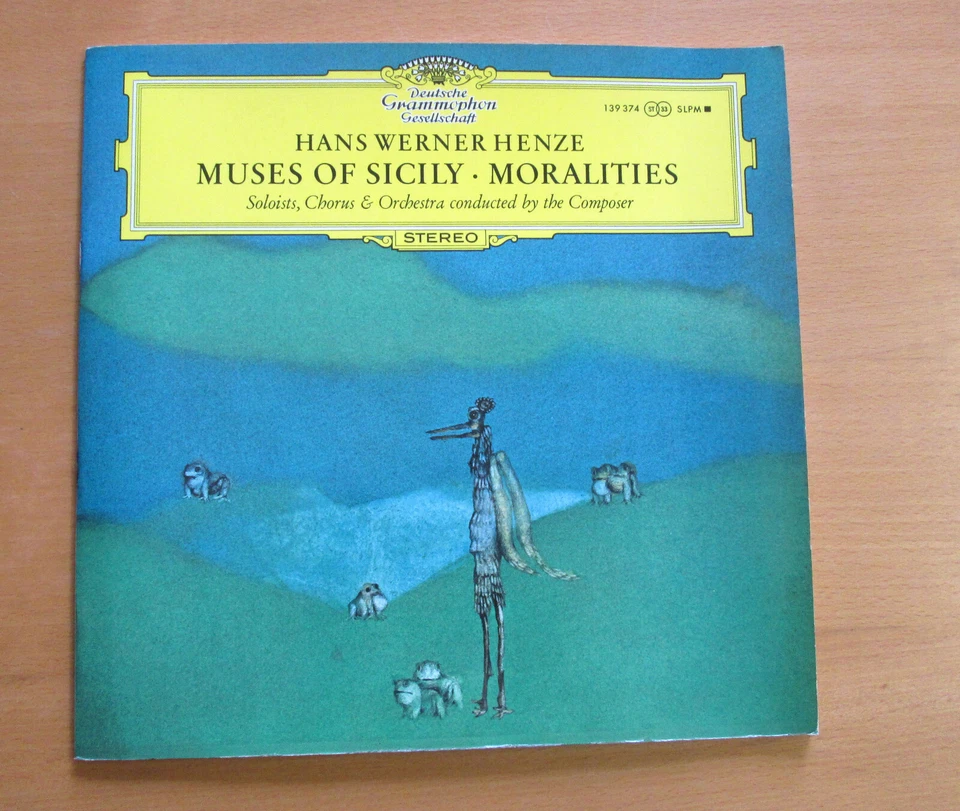 DG 139 374 Hans Werner Henze Conducts Muses Of Sicily Moralities NM Gatefold LP - Image 4 of 4