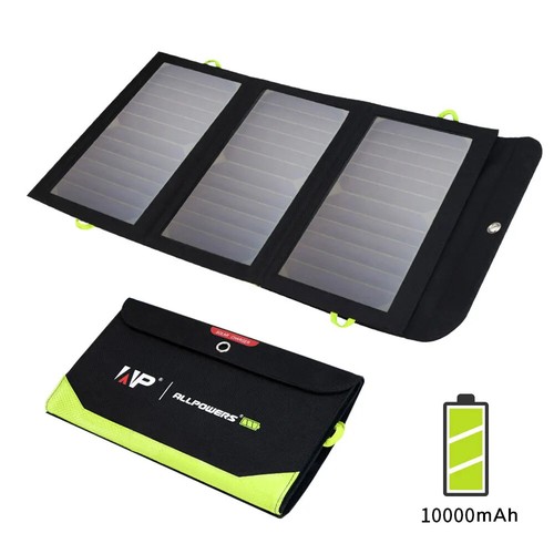 2USB Ports 21WSolar Charger, Portable Solar Panel Outdoor Emergency Backup Power - 第 7/16 張圖片