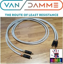 Van Damme Silver Series LoCap 55pF - locking RCA Phono cable Multi Variation