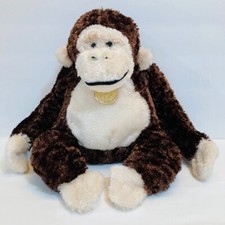 Dan Dee Collector's Choice Monkey Plush Stuffed Animal Toy 9" Sitting