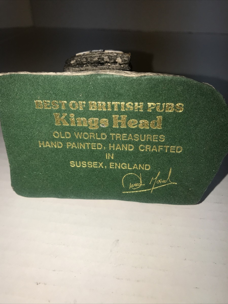 Best of British Pubs Figurine- King's Head Pub,Hand-Painted in