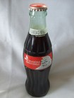 2- 8oz Full Coca Cola Classic Commemorative Seasons Greetings  refund Bottle  — photo 3