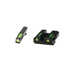 HIVIZ LiteWave H3 Trit/Litepipe Sights Fits Glock 17,19,26,27,33 Green GLN325