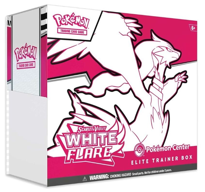 ポケモンセンター限定 エリートトレーナーボックス ETB ホワイトフレア Pokemon Center Scarlet & Violet White FLare Elite Trainer Box ETB