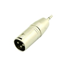 Adapter XLR 3 Pin Male To 3.5mm Stereo Male Microphone Mic/AMP Audio Connector