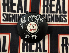 John MacLean Autographed Devils 40th Puck 83-97 Inscrip JSA COA SIGNED 6/14/25