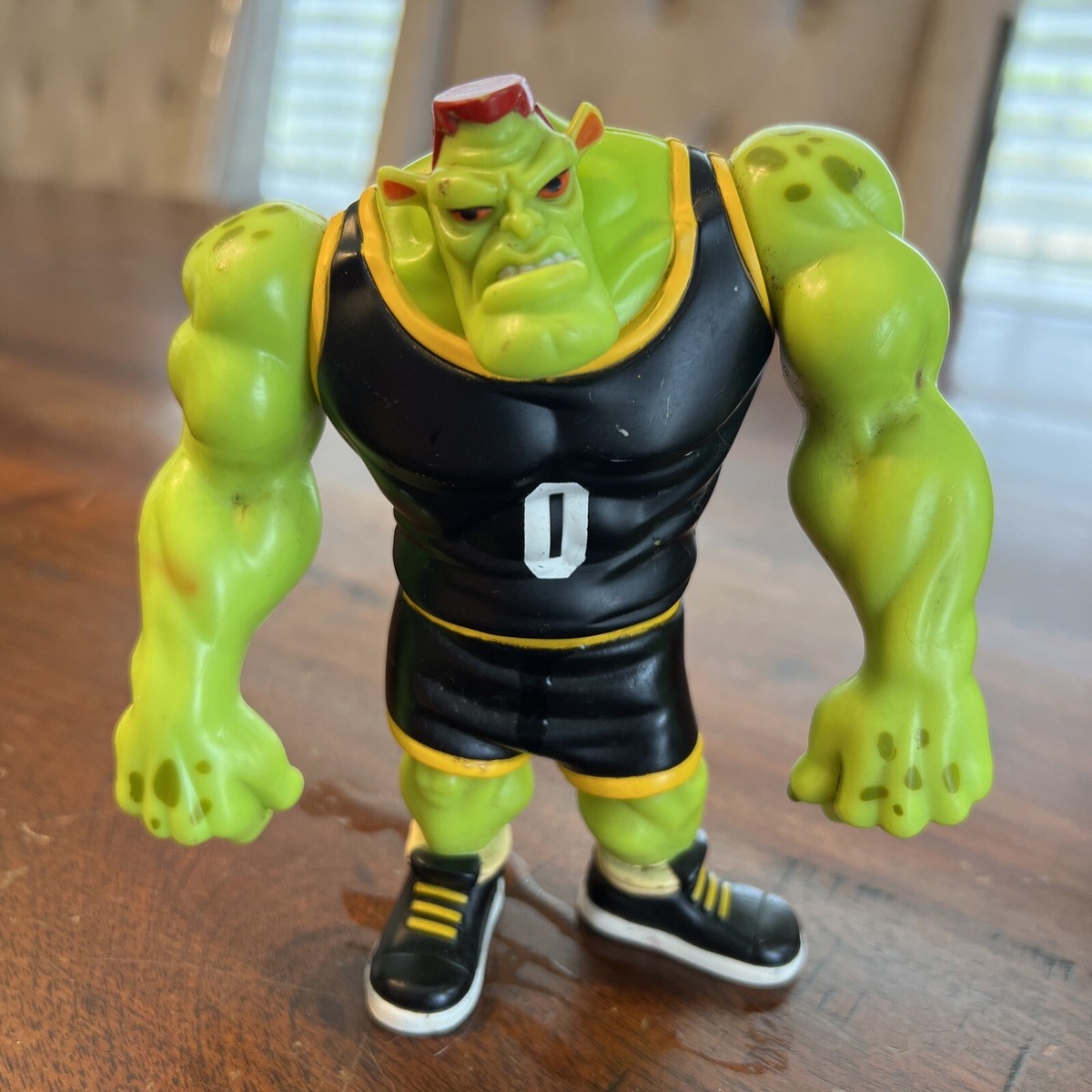 Vintage 1996 Warner Bros Space Jam Monstars Bang Green Alien 5.5