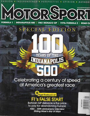 Motor Sport Auto Magazine 100 Years of Indianapolis 500 Dario Franchitti 2011