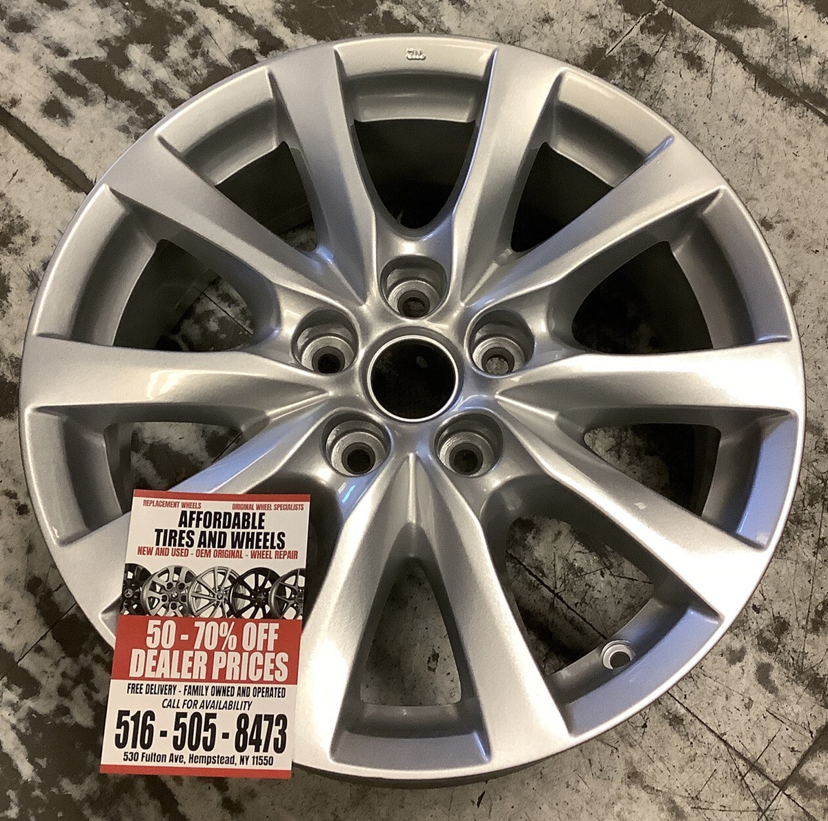 彩姫崚太郎　17インチ　MAZDA6 純正ホイール1 Mazda 6 2014 2015 2016 2017 64957 aluminum OEM wheel rim 17 x 7.5